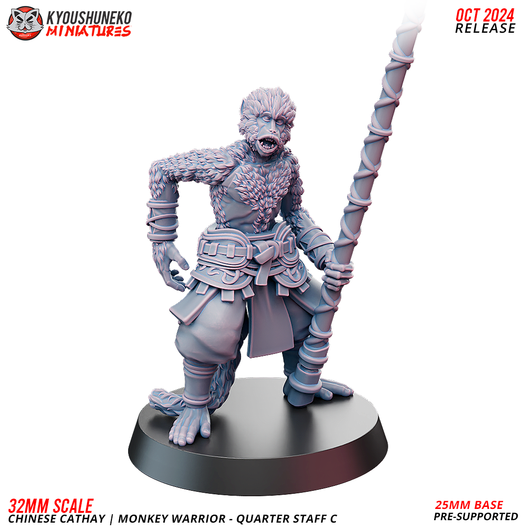 Monkey Warriors - Quarterstaff | Grand Cathay | Kyoushuneko
