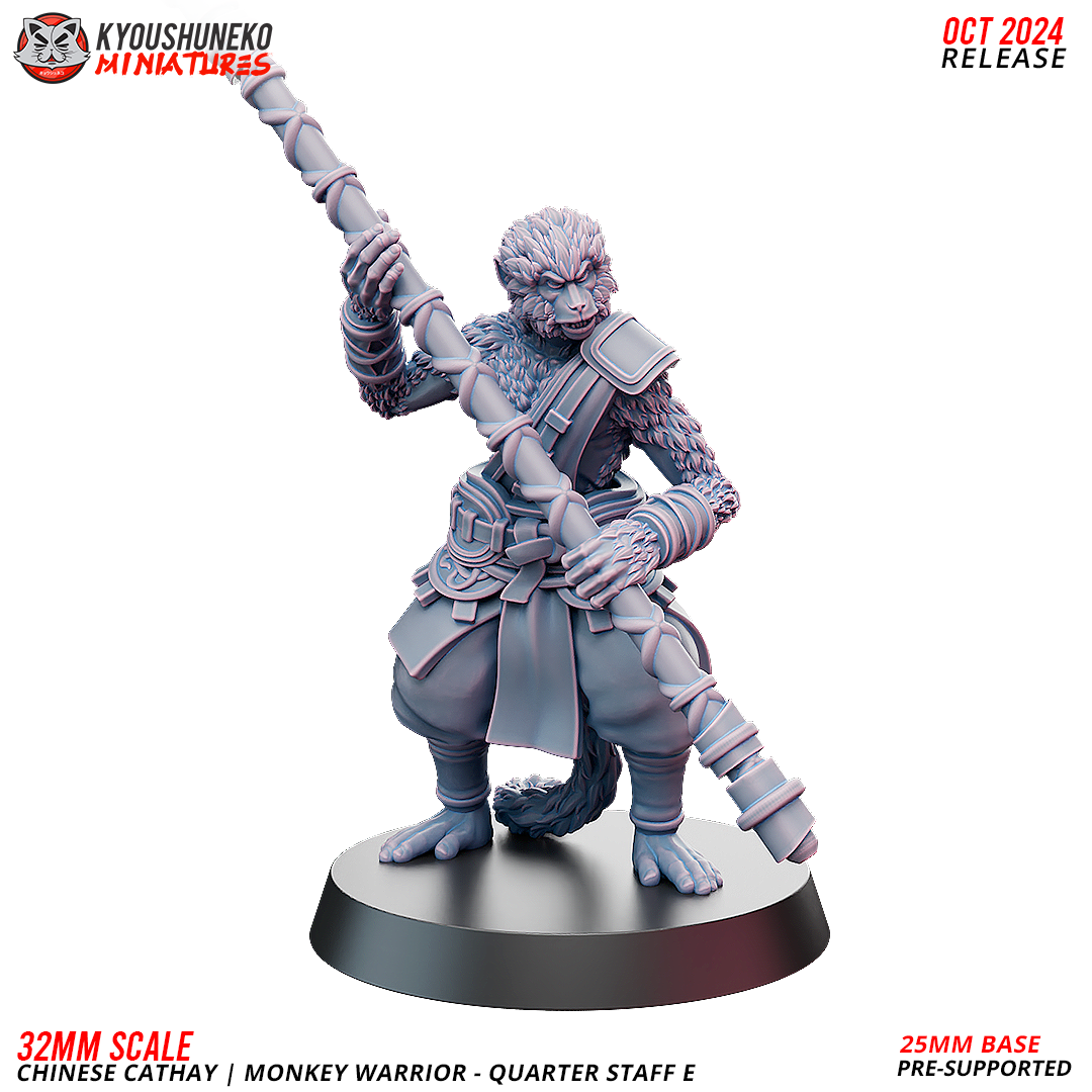 Monkey Warriors - Quarterstaff | Grand Cathay | Kyoushuneko