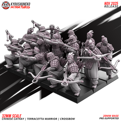 Chinese Cathay Terracotta Warriors Crossbows