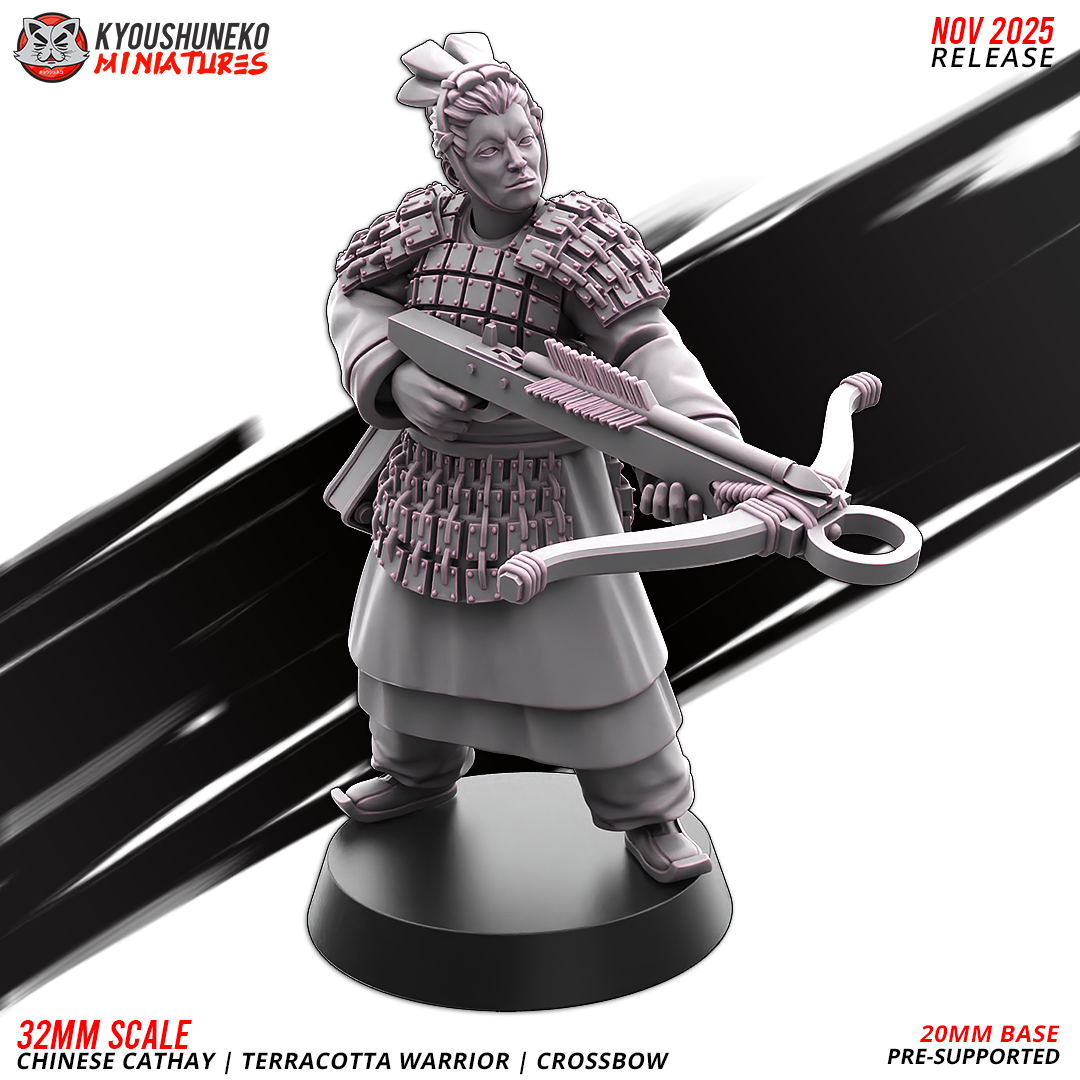Chinese Cathay Terracotta Warriors Crossbows
