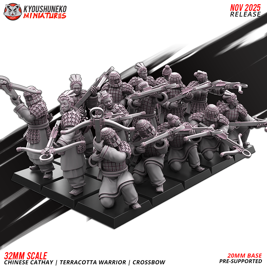 Chinese Cathay Terracotta Warriors Crossbows