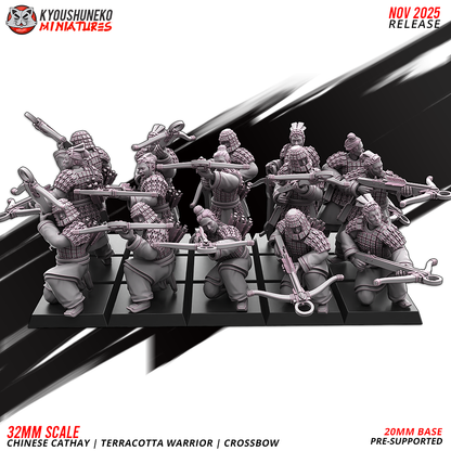 Chinese Cathay Terracotta Warriors Crossbows
