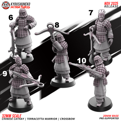 Chinese Cathay Terracotta Warriors Crossbows