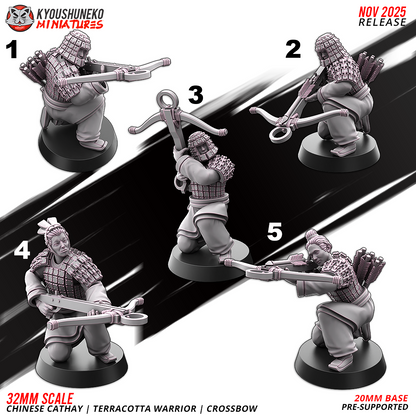 Chinese Cathay Terracotta Warriors Crossbows