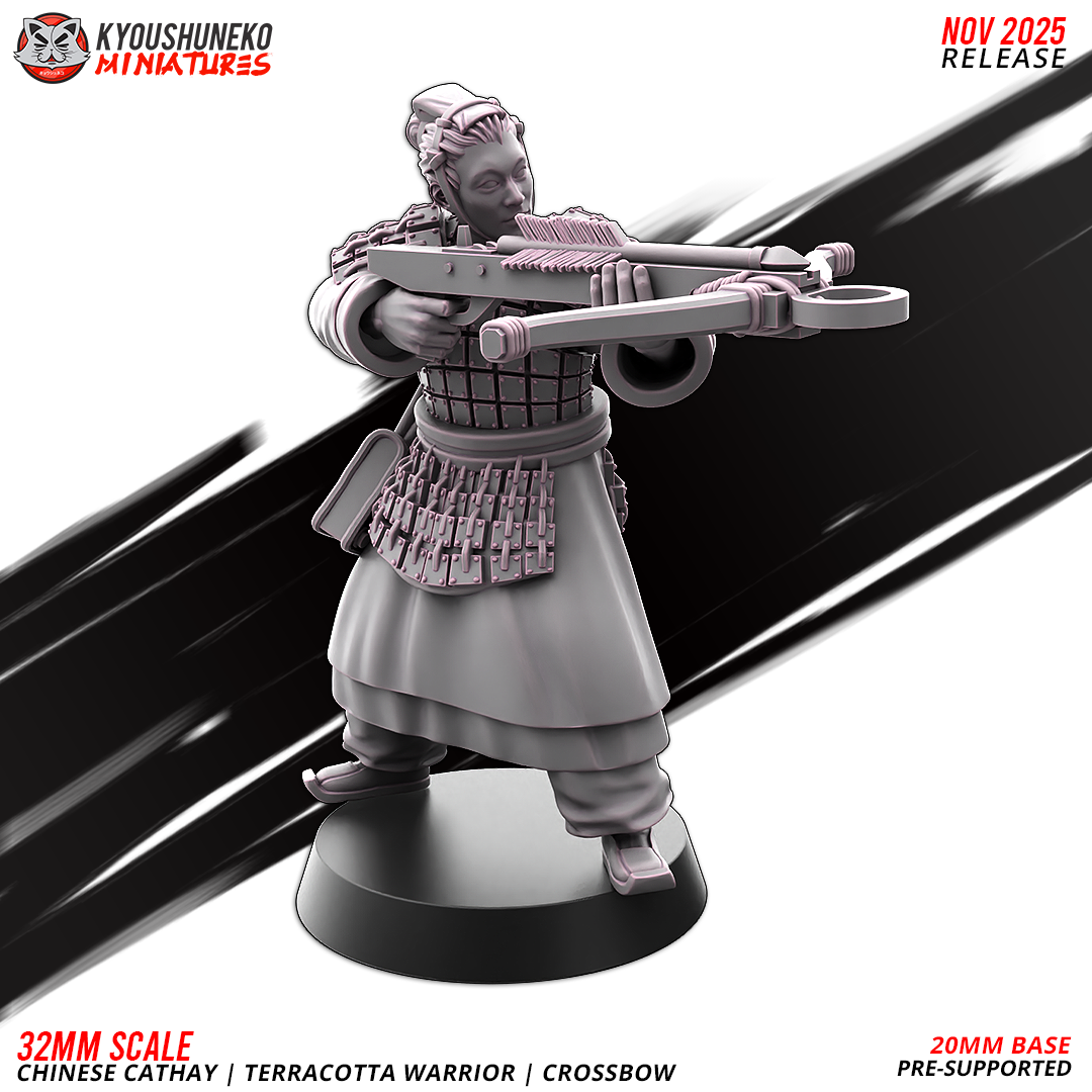 Chinese Cathay Terracotta Warriors Crossbows