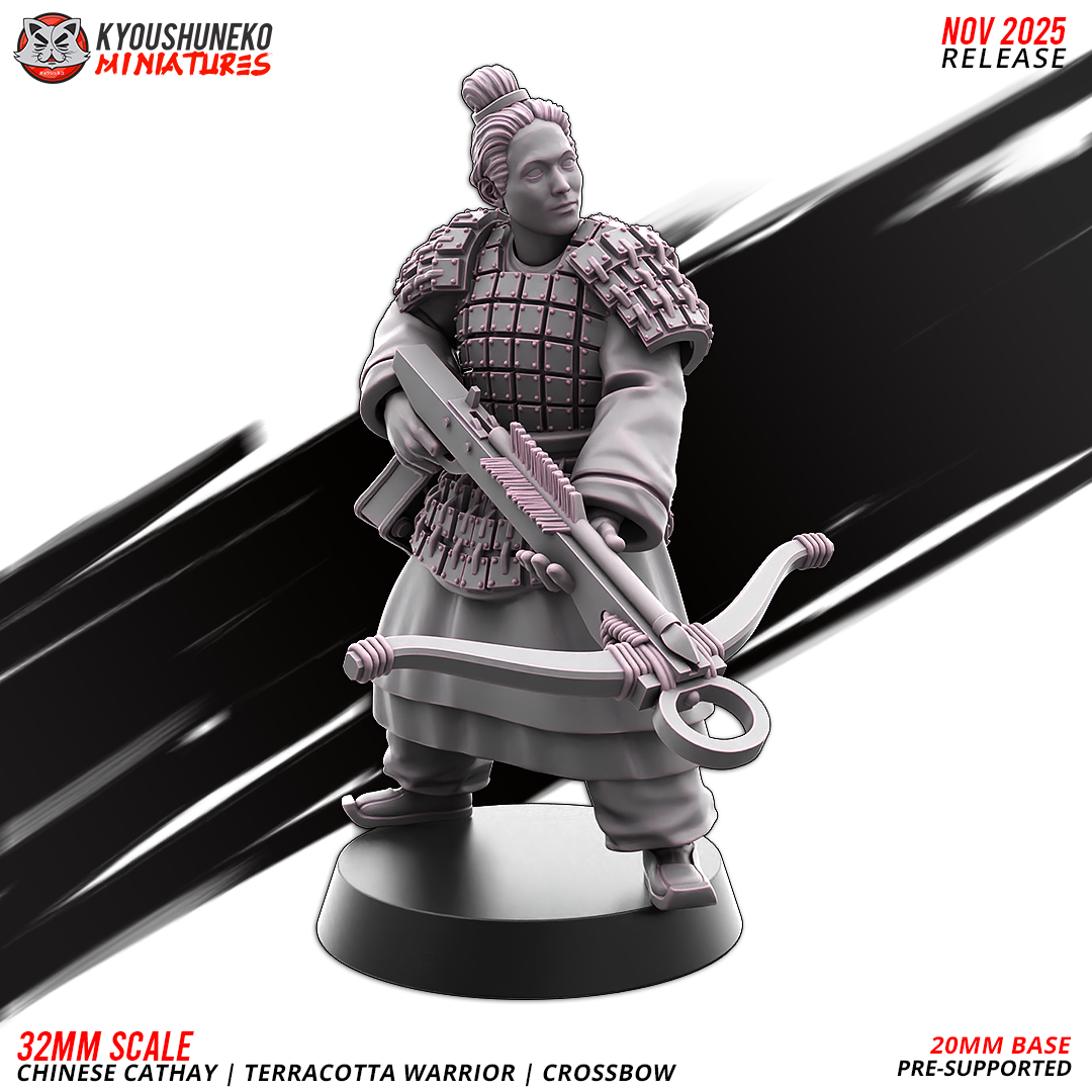 Chinese Cathay Terracotta Warriors Crossbows