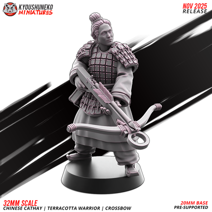 Chinese Cathay Terracotta Warriors Crossbows