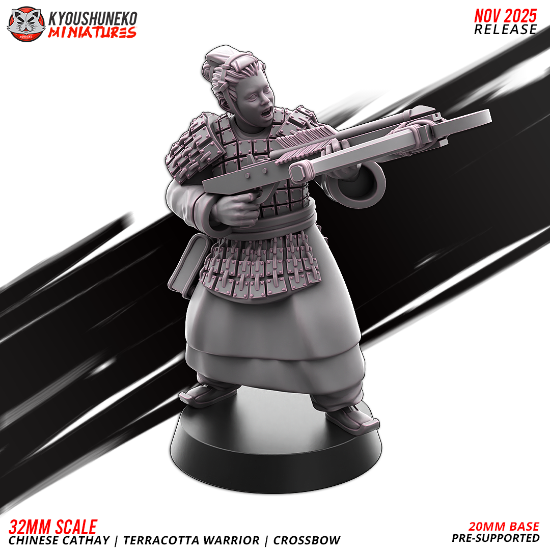 Chinese Cathay Terracotta Warriors Crossbows
