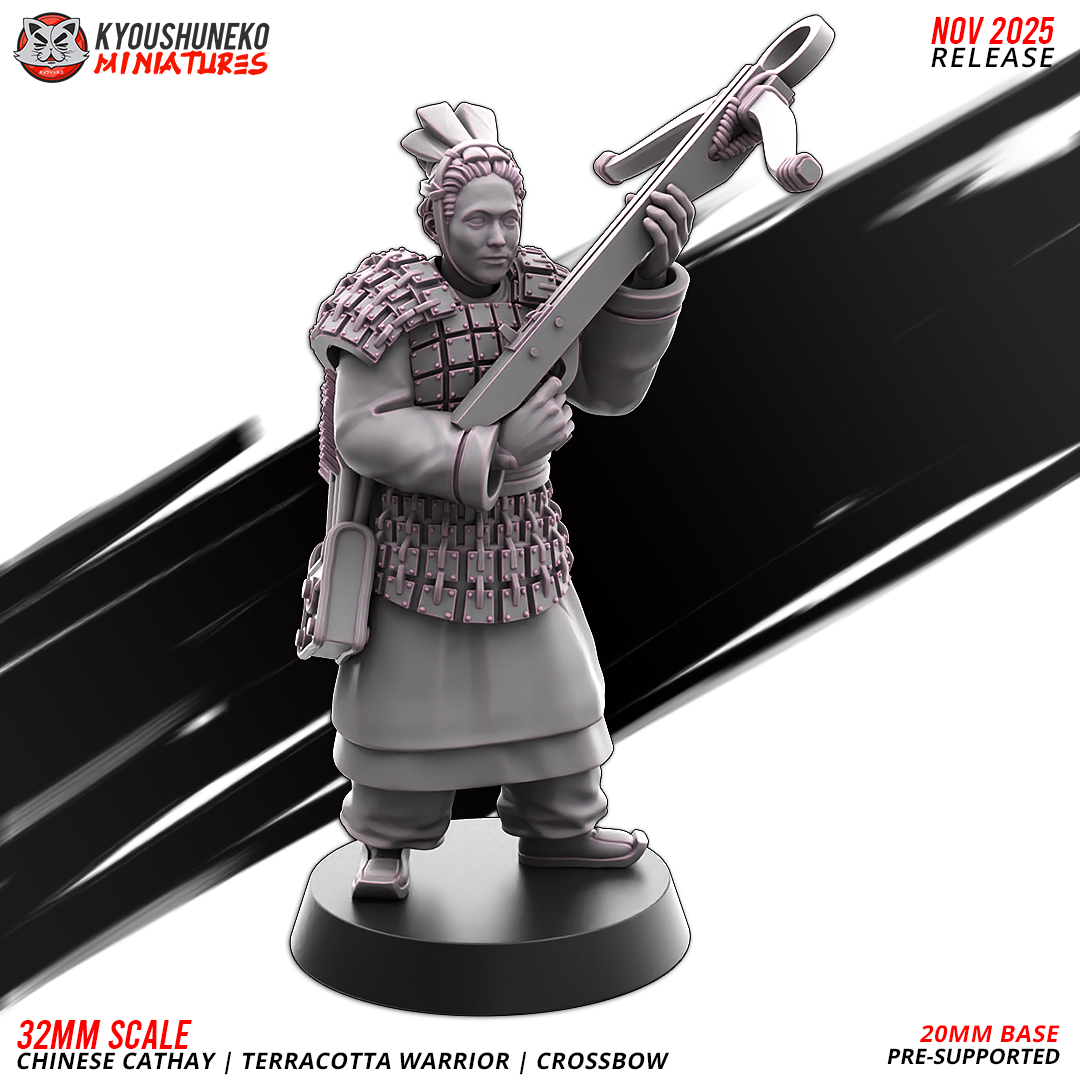 Chinese Cathay Terracotta Warriors Crossbows
