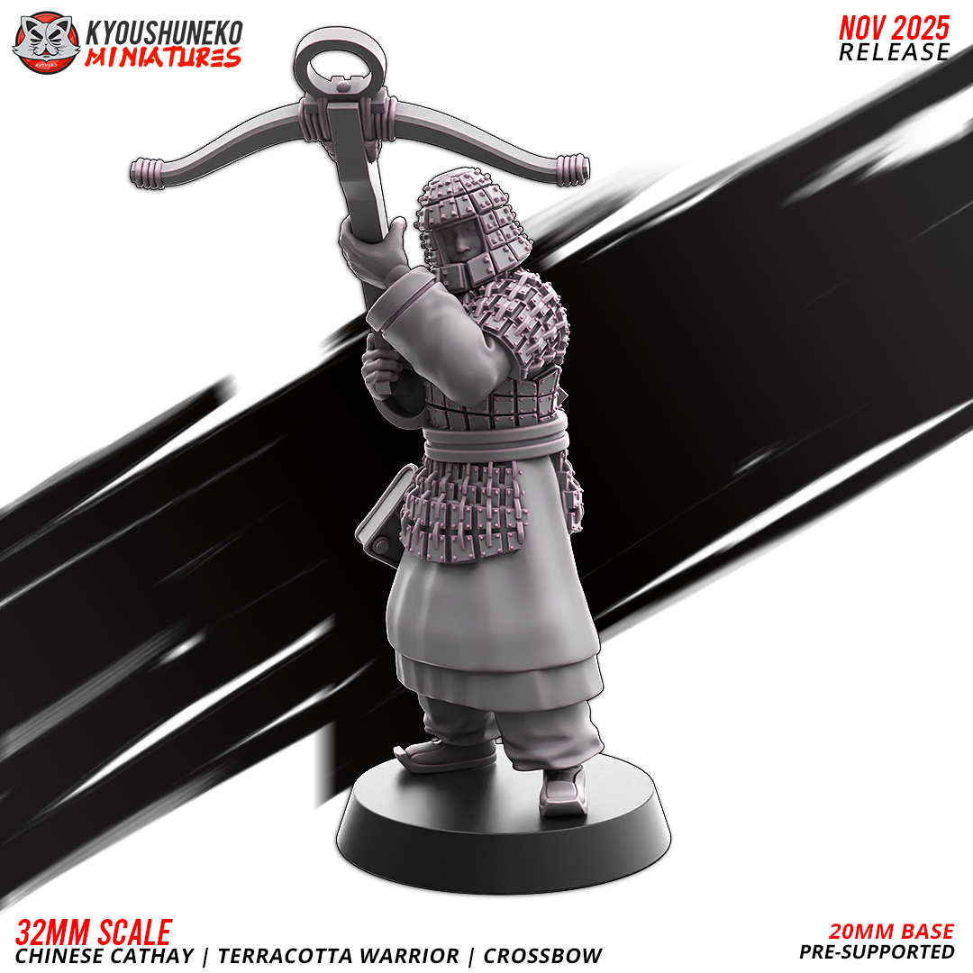 Chinese Cathay Terracotta Warriors Crossbows