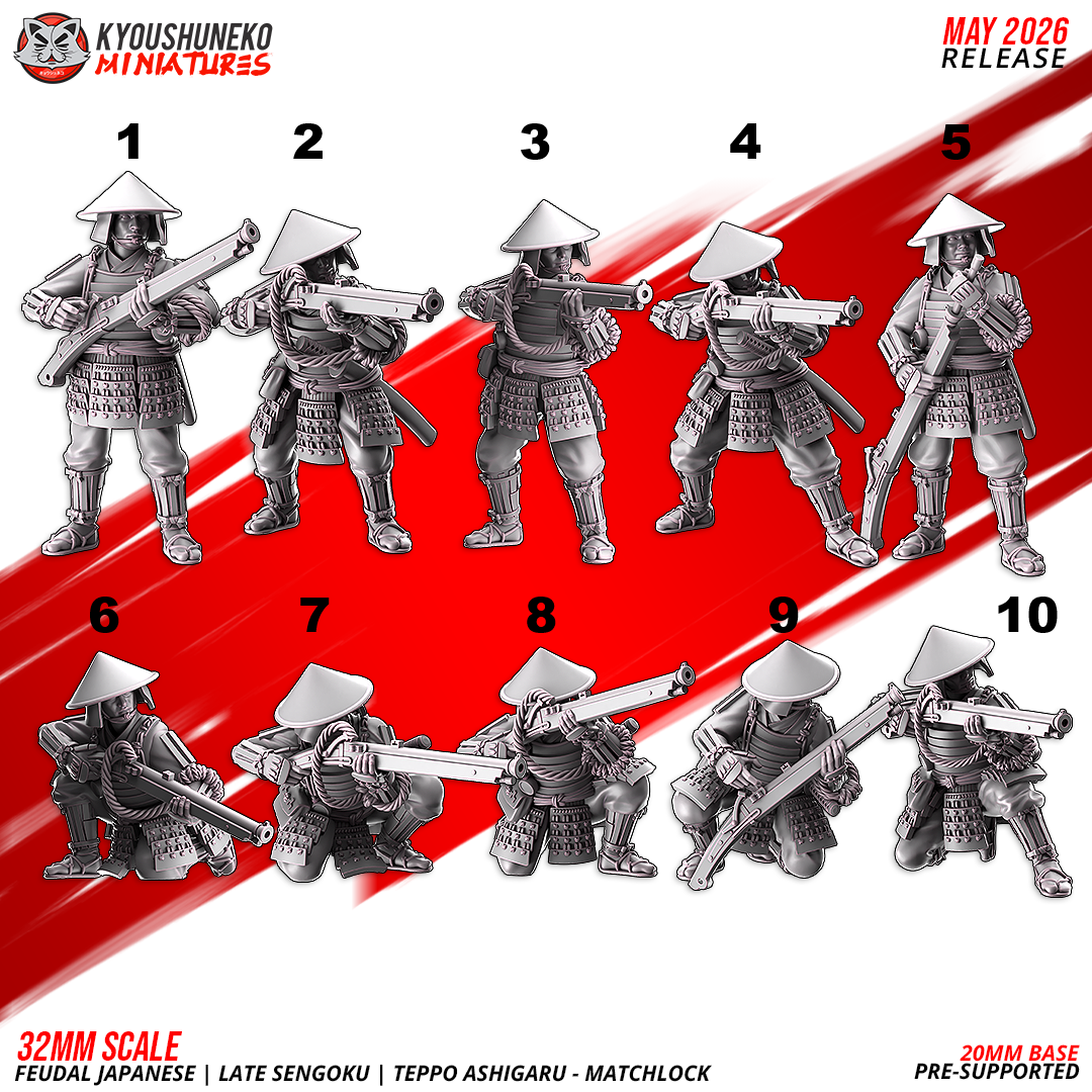 Late Sengoku Ashigaru Musketmen
