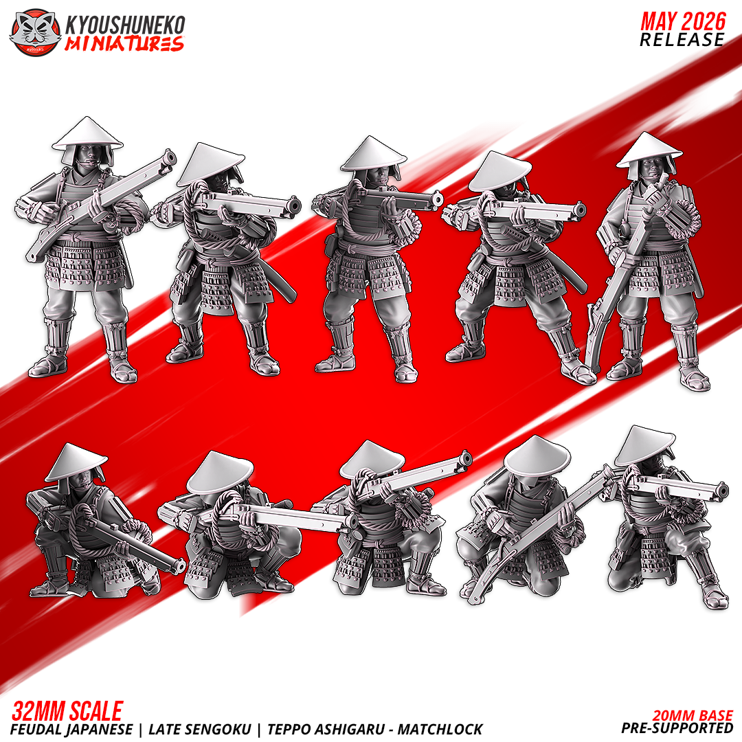 Late Sengoku Ashigaru Musketmen
