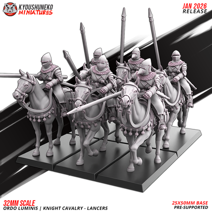 Ordo Luminis Knight Cavalry – Lancers | Grand Cathay | Kyoushuneko Miniatures