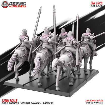 Ordo Luminis Knight Cavalry – Lancers | Grand Cathay | Kyoushuneko Miniatures