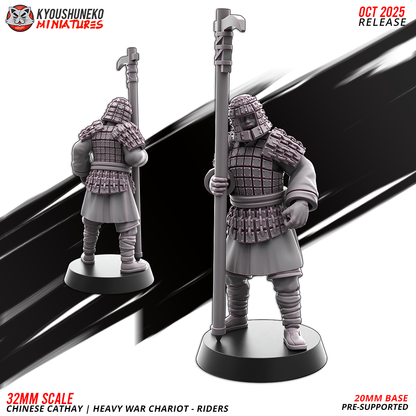 Chinese Cathay Heavy Warrior Chariot Riders