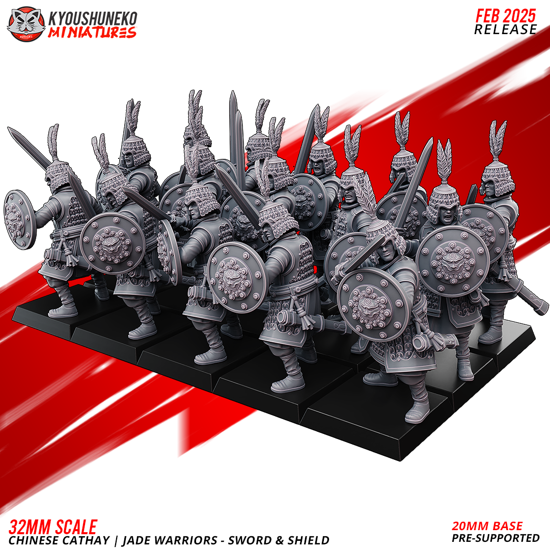 Jade Warriors - Sword & Shields | Grand Cathay | Kyoushuneko