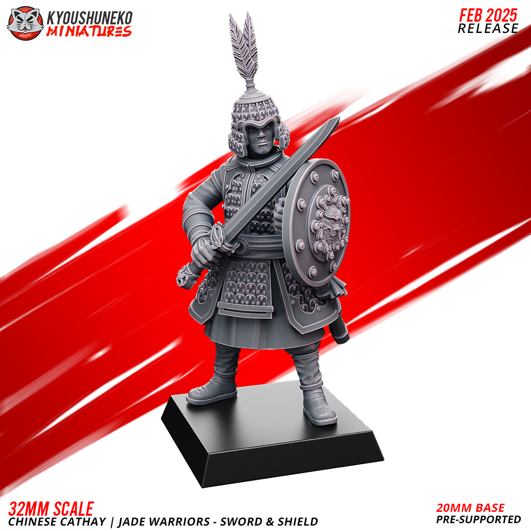 Jade Warriors - Sword & Shields | Grand Cathay | Kyoushuneko