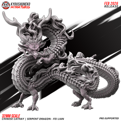 Serpent Dragon – Fei Lian | Grand Cathay | kyoushuneko Miniatures