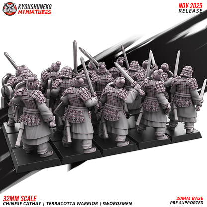 Chinese Cathay Terracotta Warriors Swords