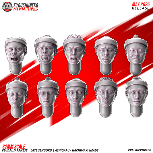 Bits - Ashigaru Hachimaki Heads