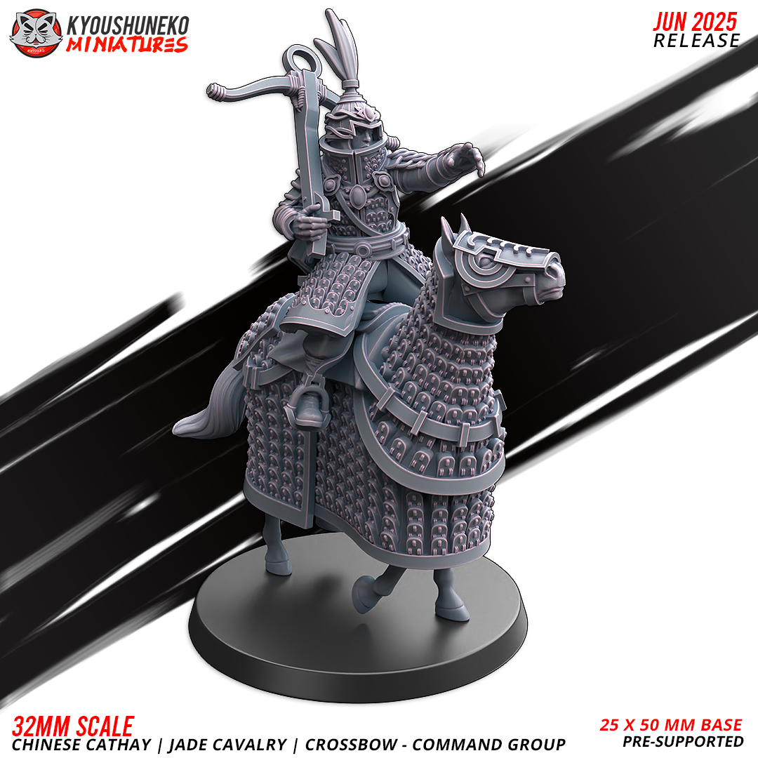 Jade Cavalry Crossbowmen - Command Group | Grand Cathay | Kyoushuneko