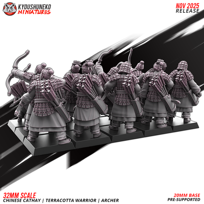 Chinese Cathay Terracotta Warriors Bow