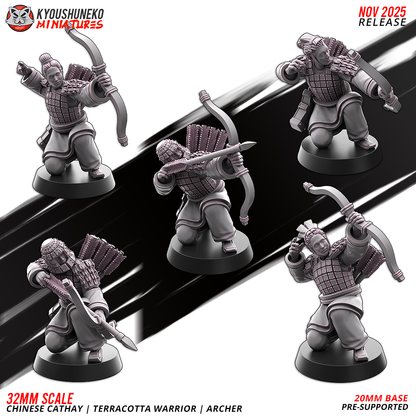 Chinese Cathay Terracotta Warriors Bow
