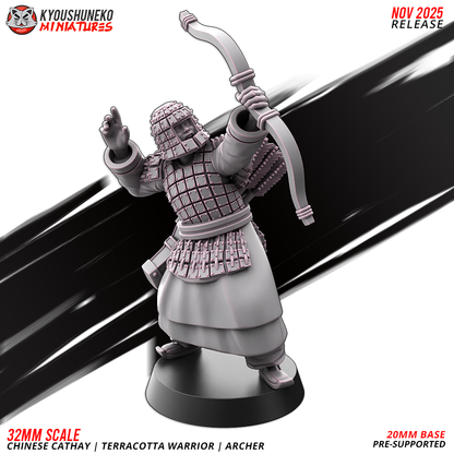 Chinese Cathay Terracotta Warriors Bow
