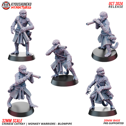 Monkey Warriors - Blowpipes