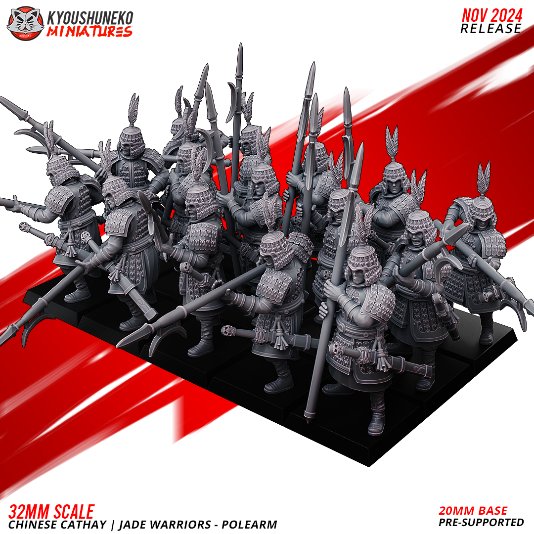 Jade Warriors - Polearms | Grand Cathay | Kyoushuneko