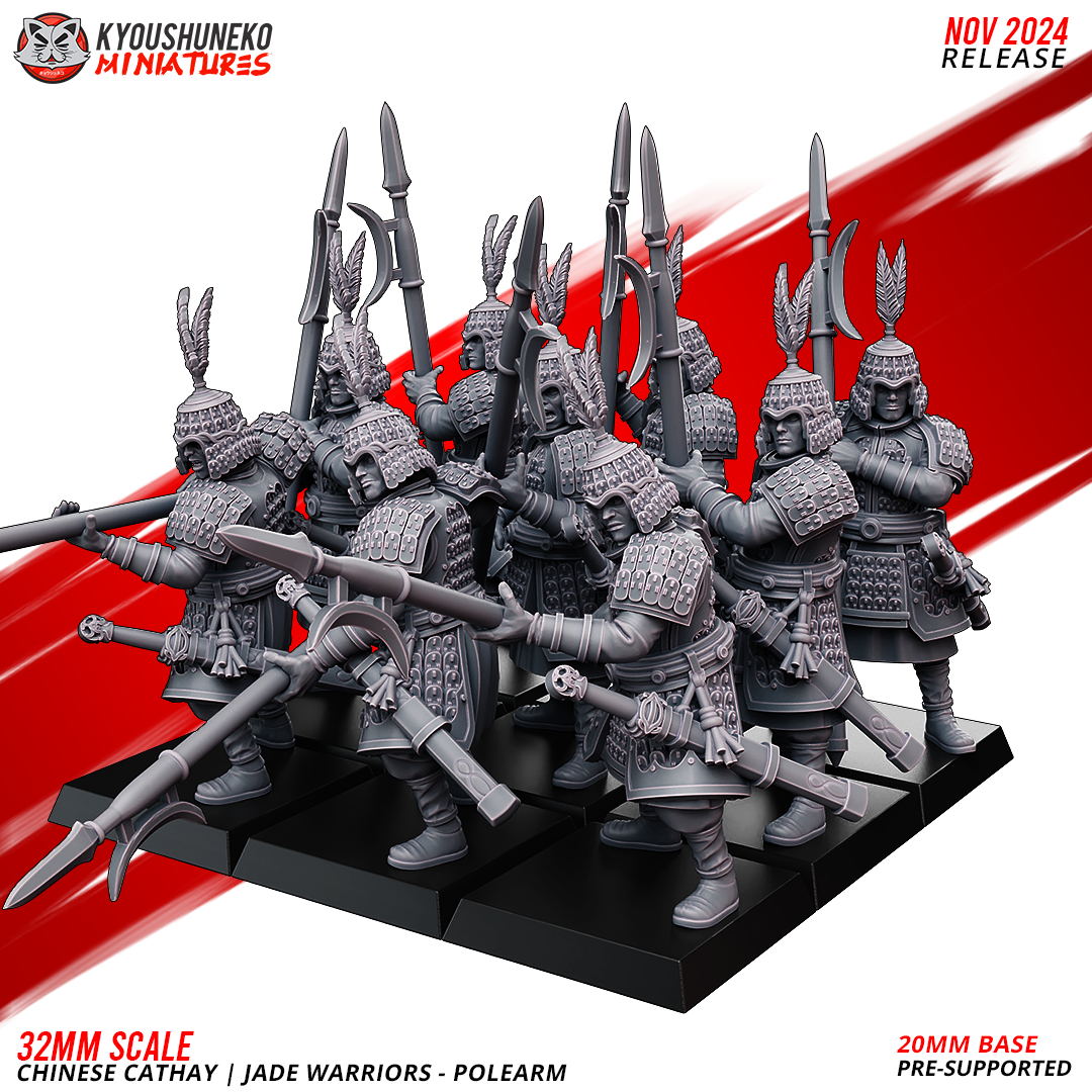 Jade Warriors - Polearms | Grand Cathay | Kyoushuneko