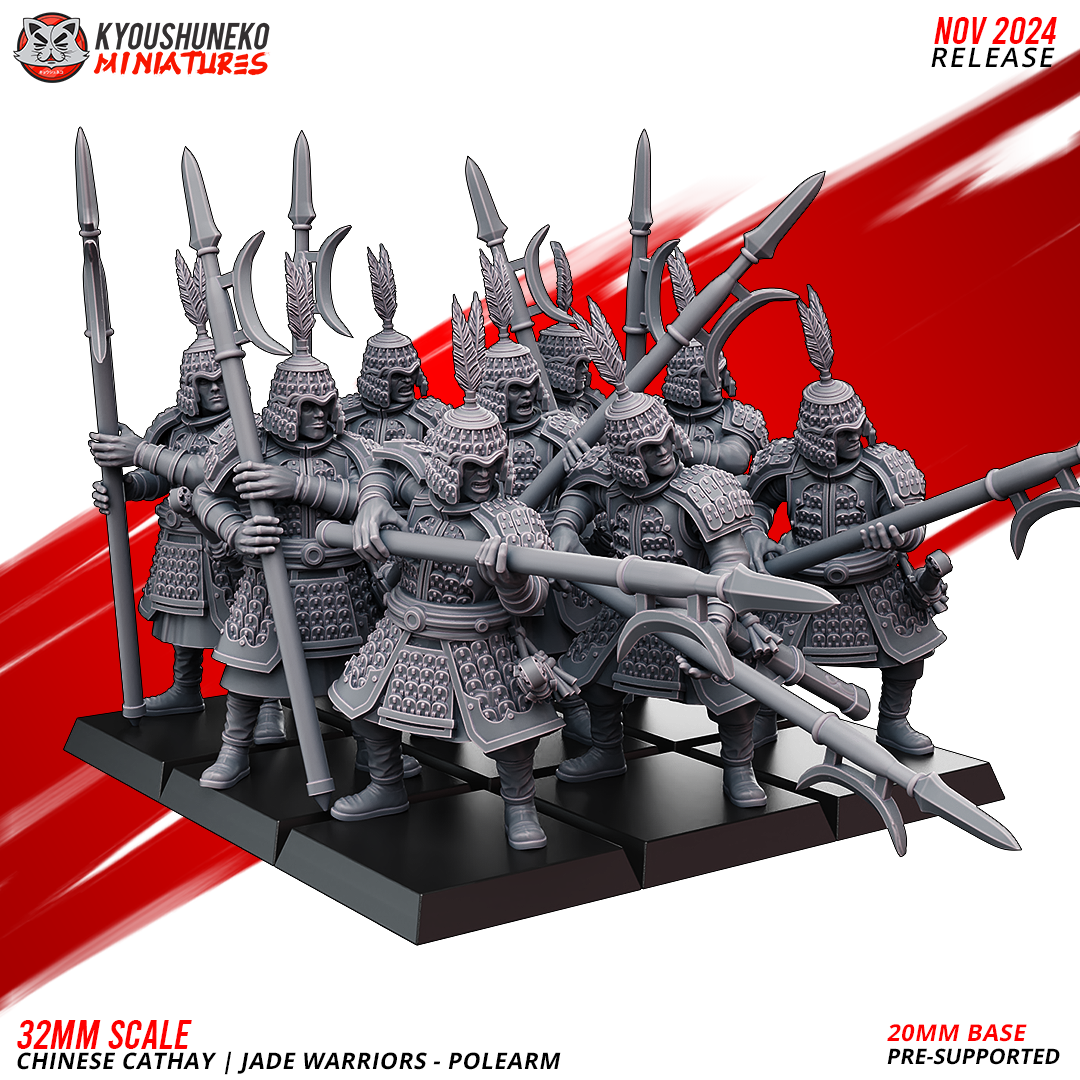 Jade Warriors - Polearms | Grand Cathay | Kyoushuneko