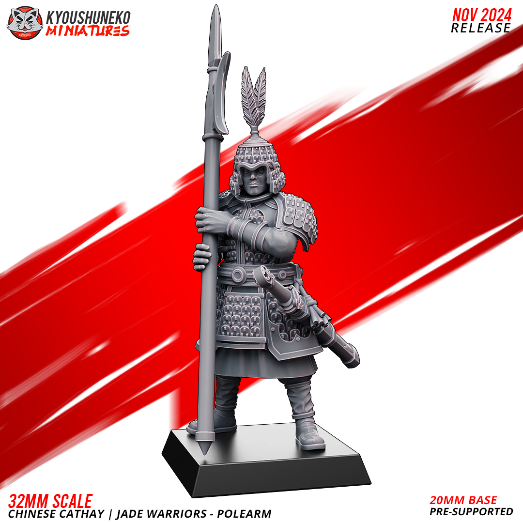 Jade Warriors - Polearms | Grand Cathay | Kyoushuneko