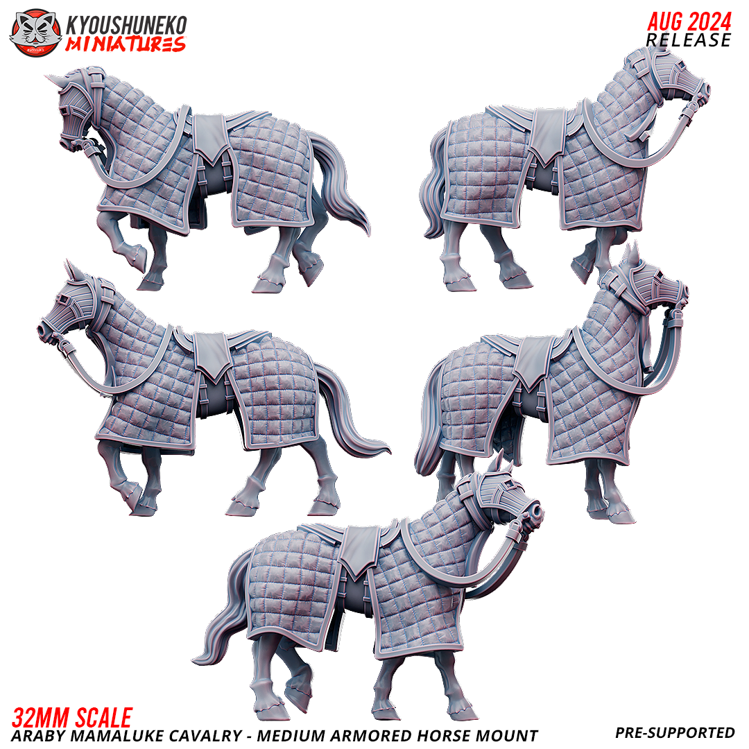 Mamaluke Cavalry Mounts - Medium Armor | Araby | Kyoushuneko
