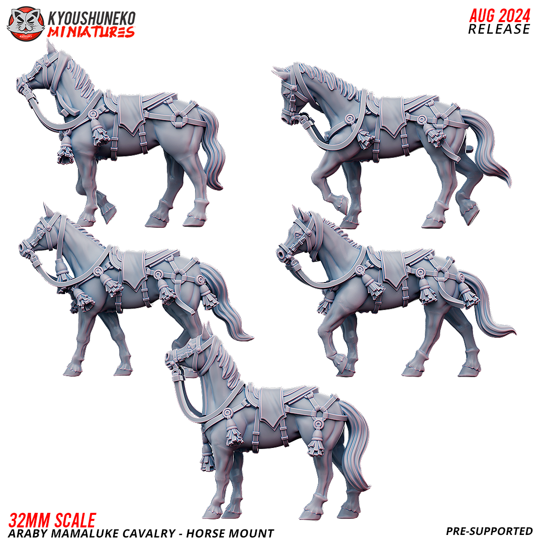 Mamaluke Cavalry Mounts - Unarmored | Araby | Kyoushuneko