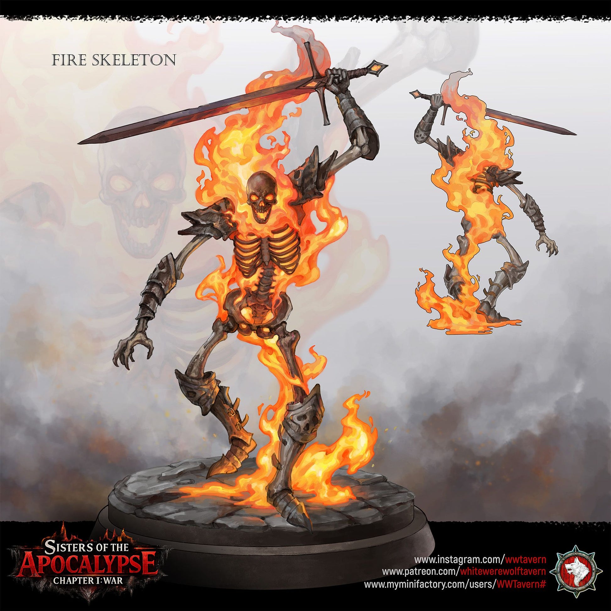 Fire Skeletons 8