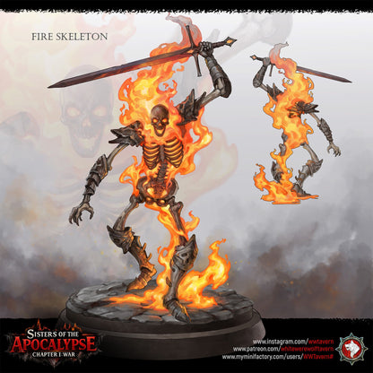 Fire Skeletons 8