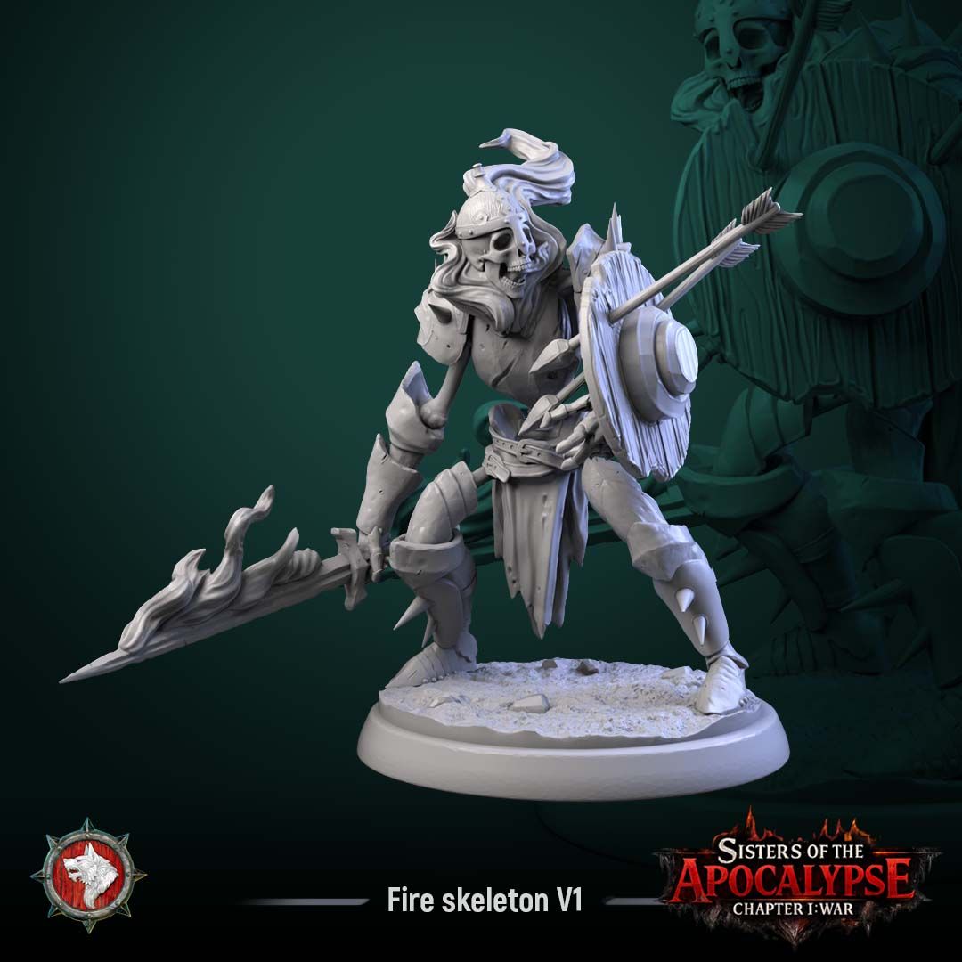 Fire Skeletons 4