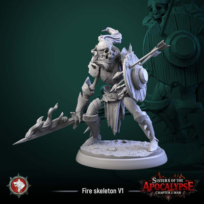 Fire Skeletons 4
