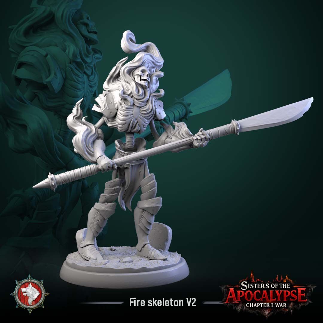 Fire Skeletons 2