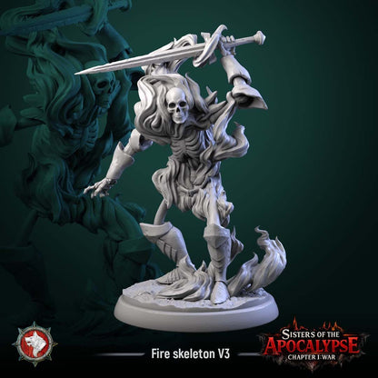 Fire Skeletons 6