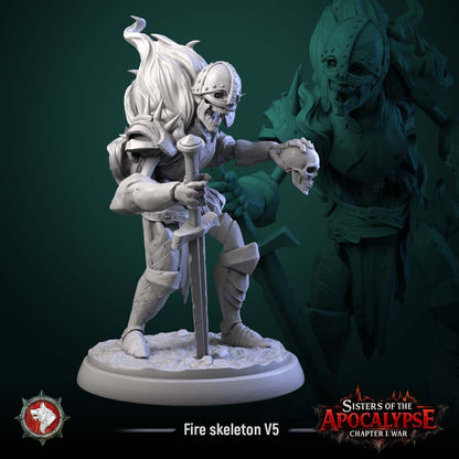 Fire Skeletons 5