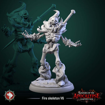 Fire Skeletons 3