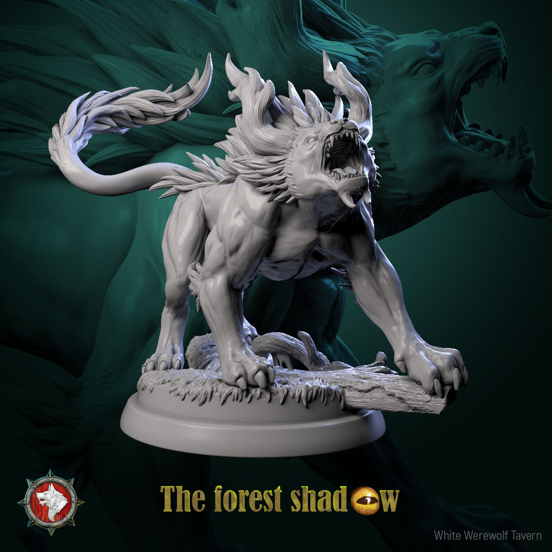 Forest Monsters Set | The Forest Shadow | Resin 3D Printed Miniature | White Werewolf Tavern | DnD