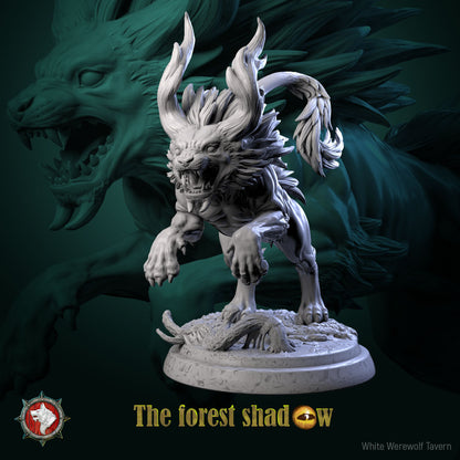 Forest Monsters Set | The Forest Shadow | Resin 3D Printed Miniature | White Werewolf Tavern | DnD