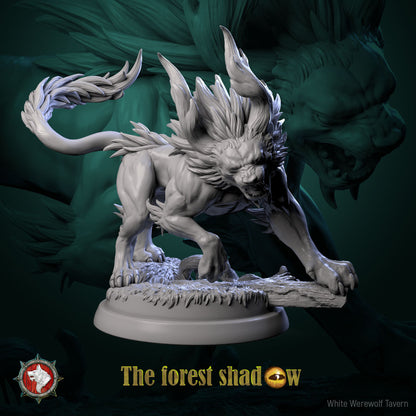 Forest Monsters Set | The Forest Shadow | Resin 3D Printed Miniature | White Werewolf Tavern | DnD