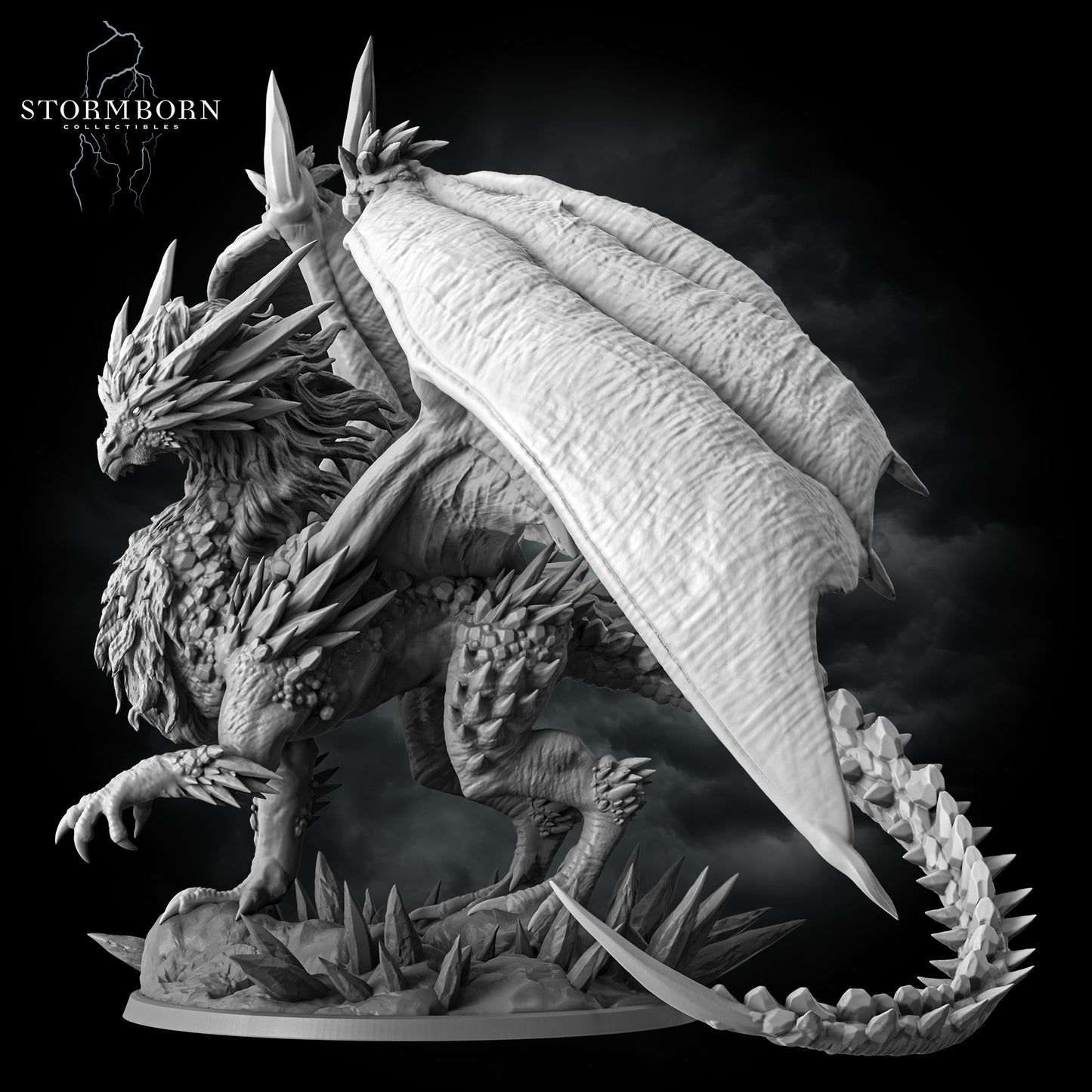 Frost Dragon | Large Monster | Stormborn Collectibles