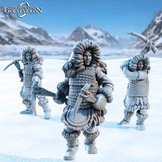 Frostkin Icebreakers | Tales of the Glacial Wilds | MESBG | The Printing Goes Ever On