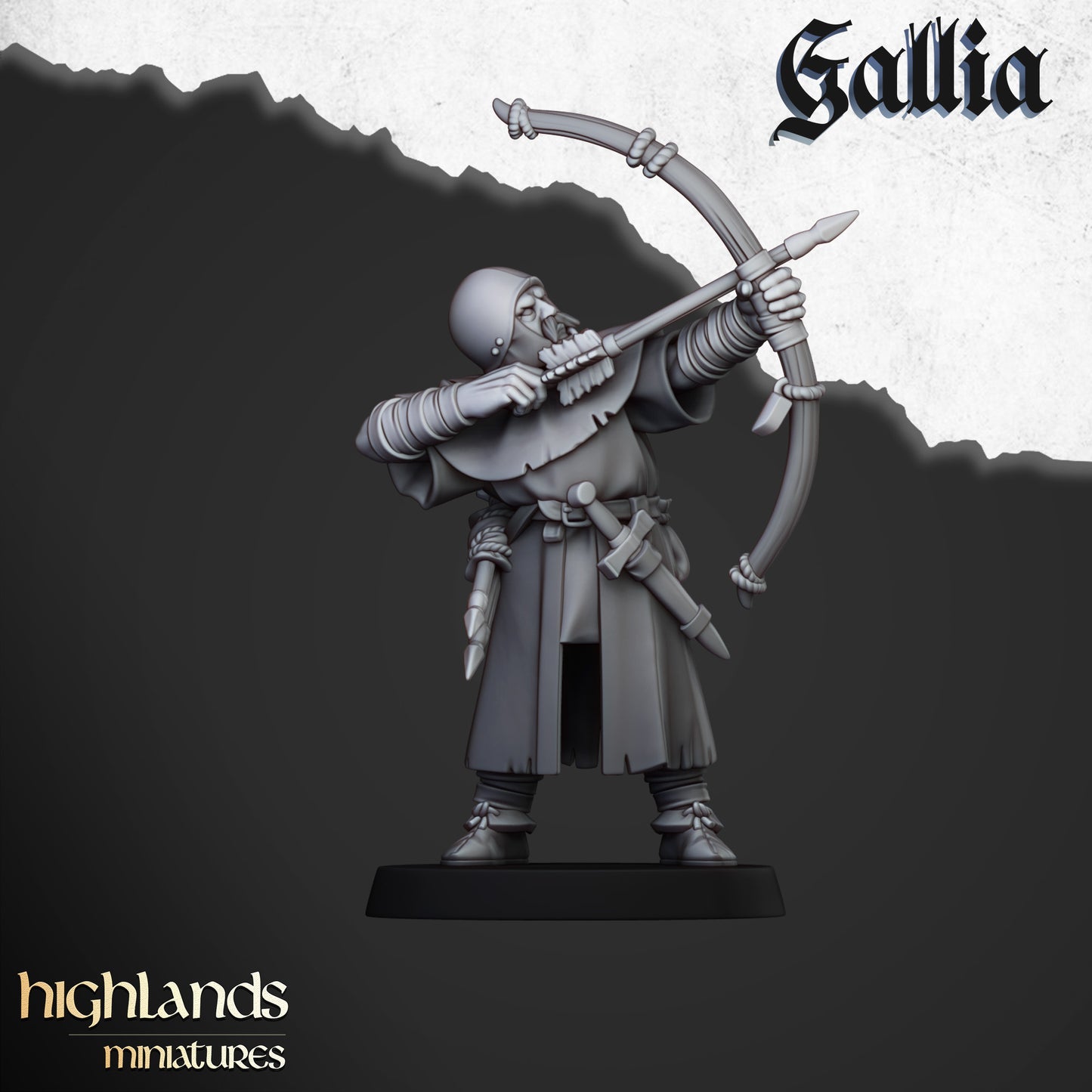 Gallian Archers | Gallia, the Medieval Kingdom | Highlands Miniatures