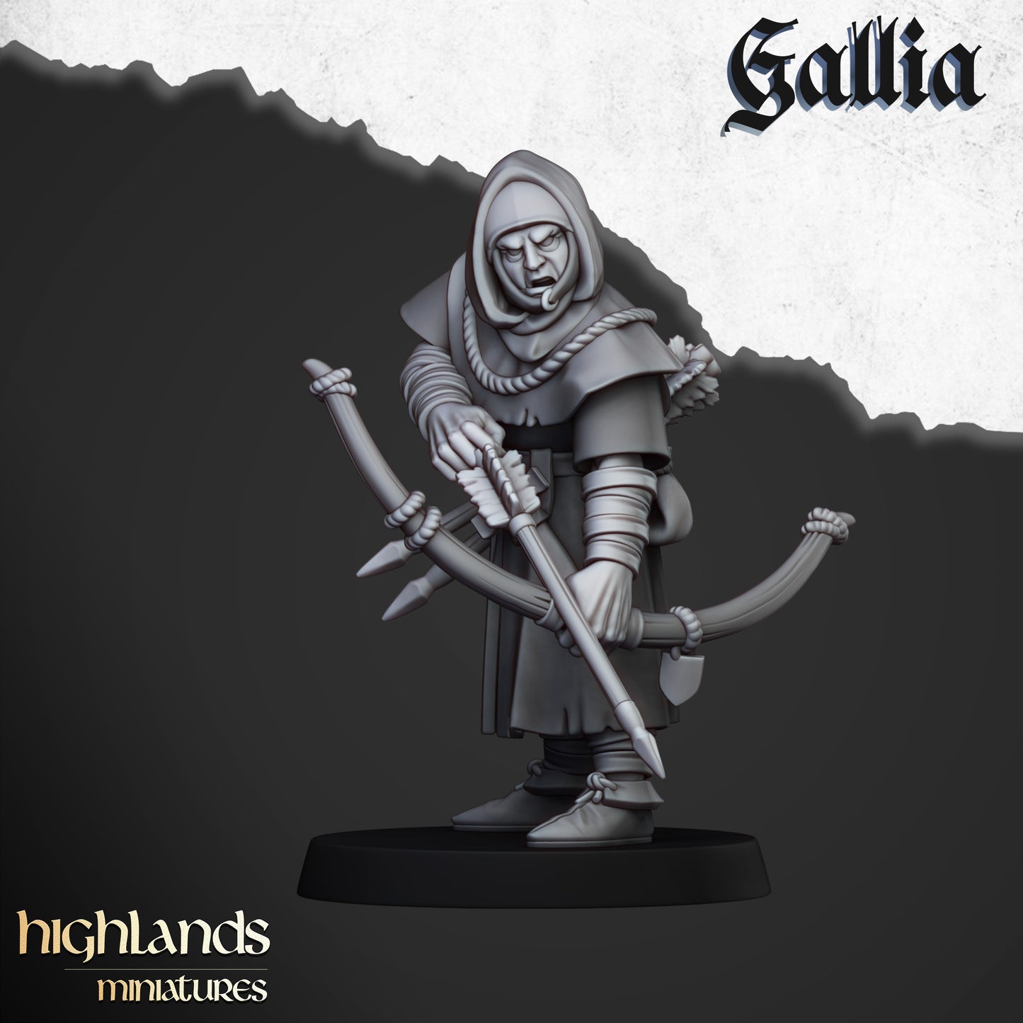 Gallian Archers | Gallia, the Medieval Kingdom | Highlands Miniatures